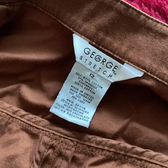 Brown faux denim retro jacket - Picture 11 of 12